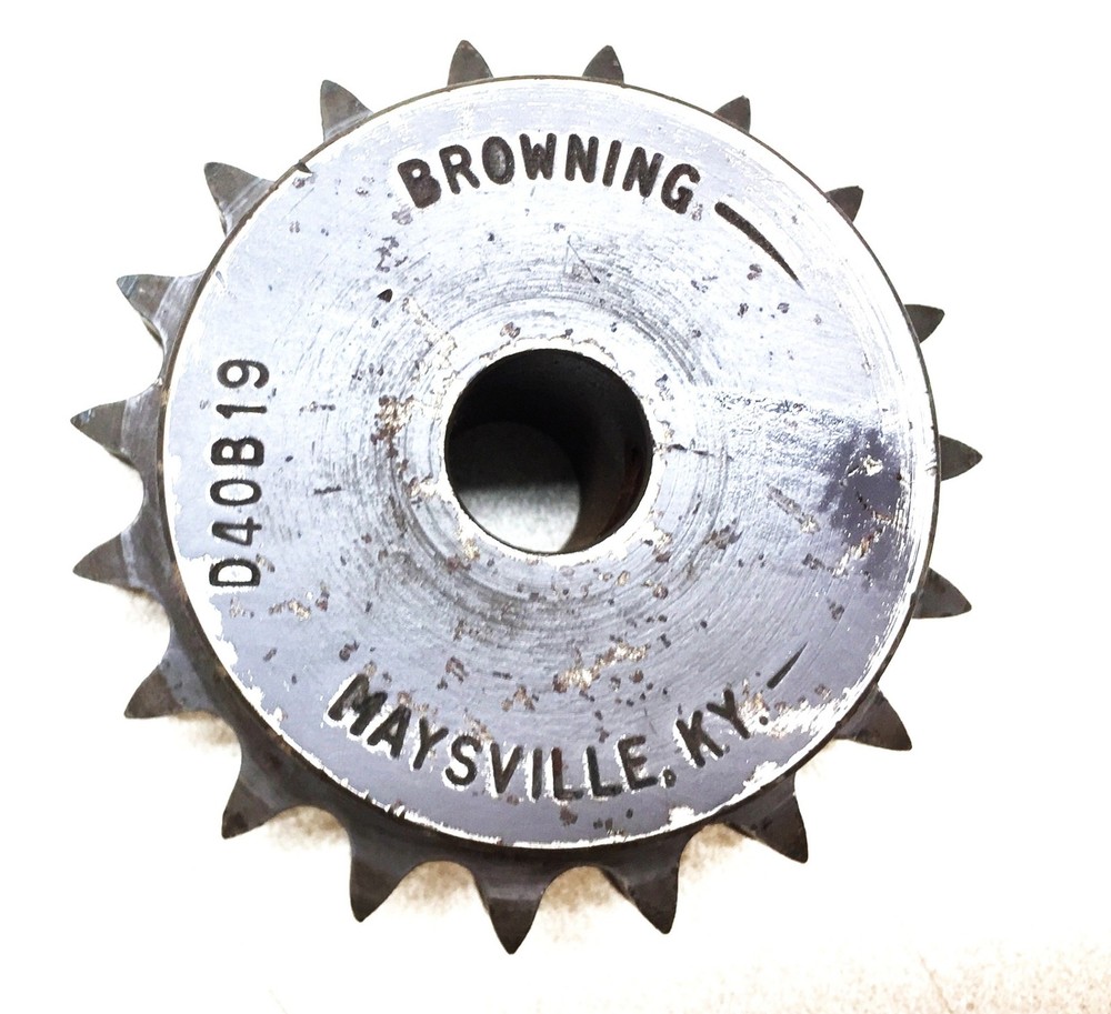 Browning Double-Roller Chain Sprocket D40B19 USED