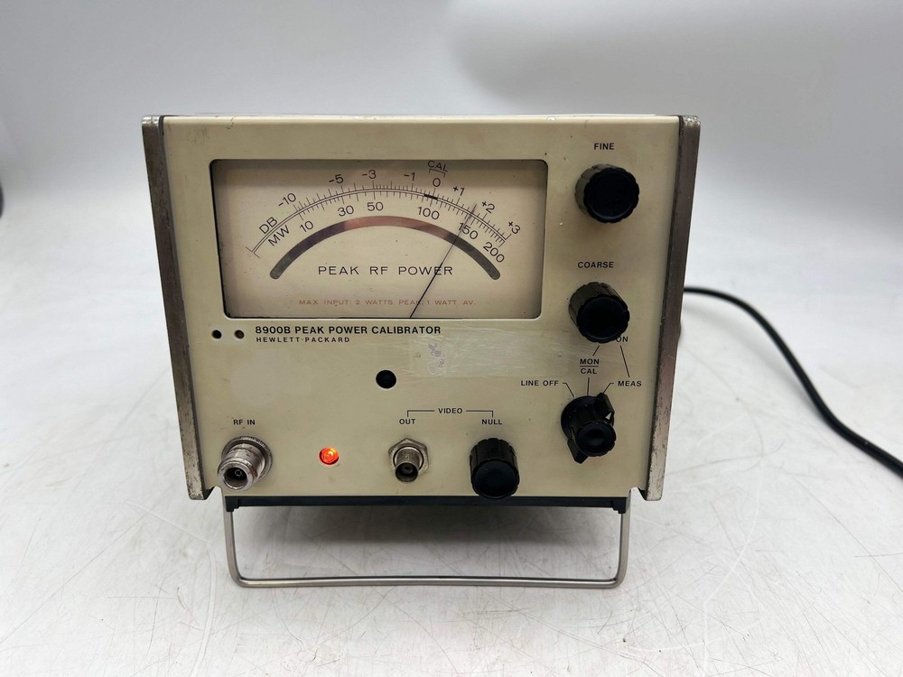 HP Hewlett Packard 8900B Peak Power Calibrator, RF (Used)