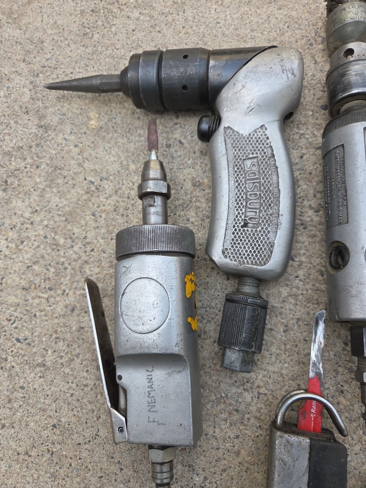 LOT OF 7 VARIOUS AIR TOOLS