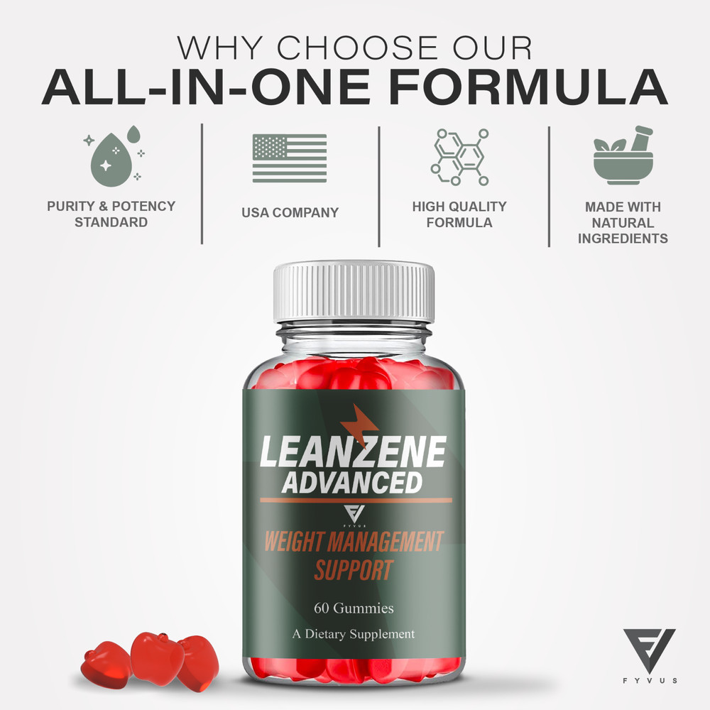 (3 Pack) Leanzene Weight Management, Leanzene Advanced Formula (180 Gummies)