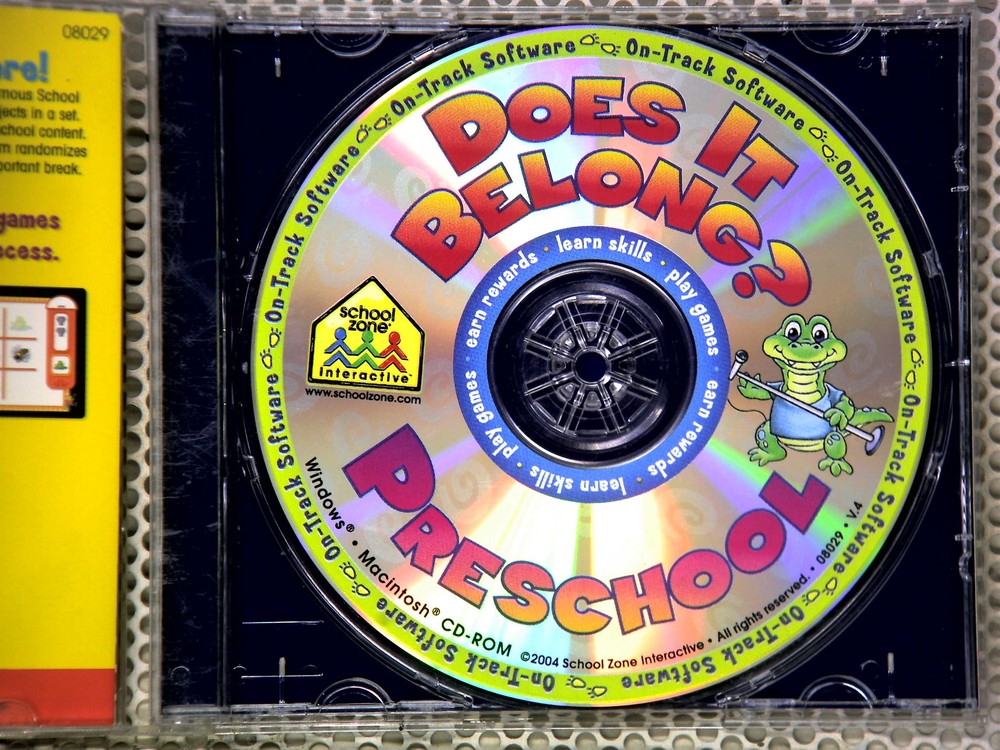 On Track Software! : Does It Belong? (preschool Ages 3-5) (CD-ROM)