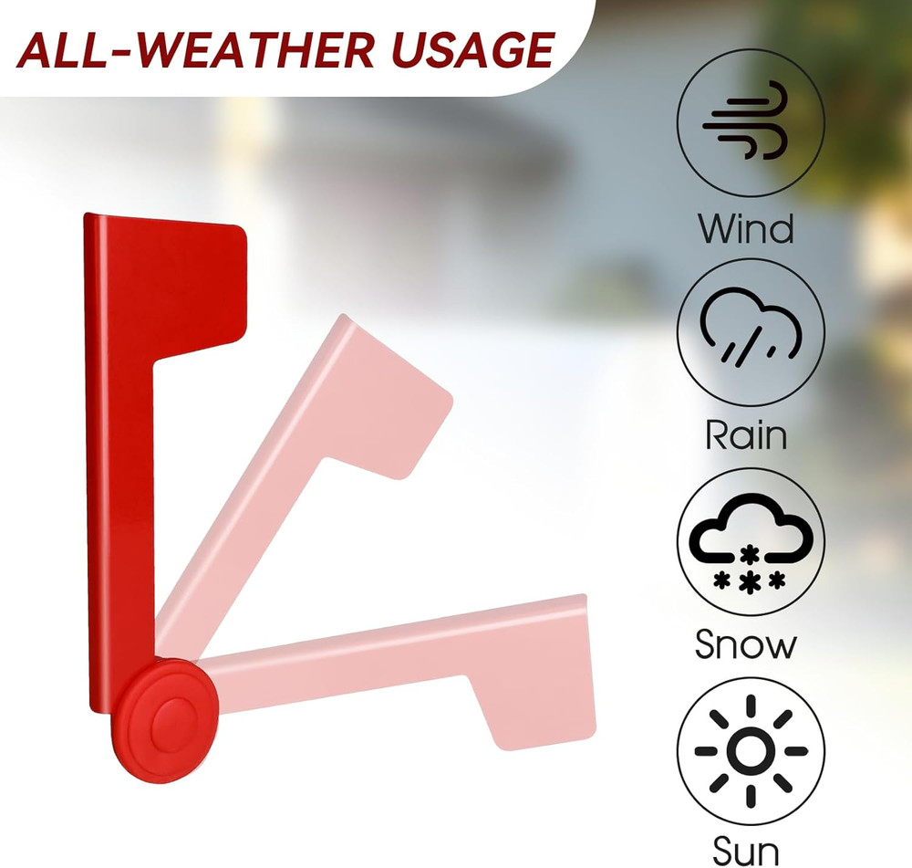 Mailbox Replacement Flag Kit Mailbox Red Flag Holder Professional Mailbox...