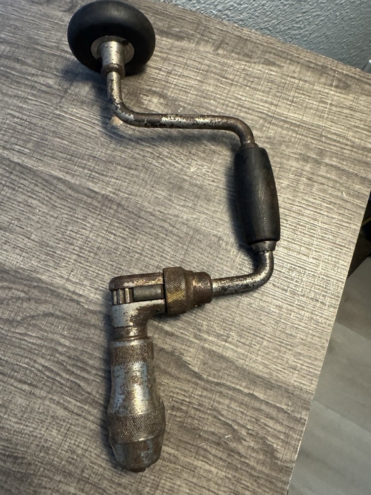 Vintage Stanley Hand Drill With Chuck