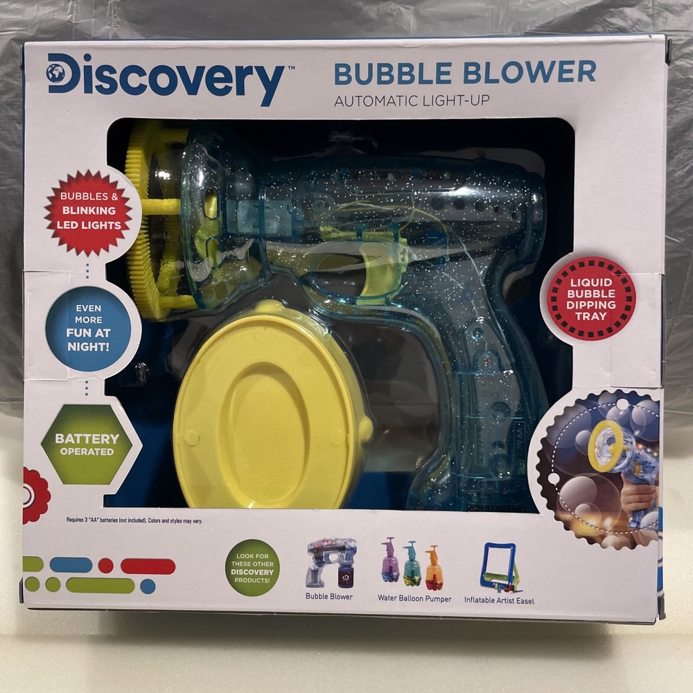 Discovery Bubble Blower Auto Light-up