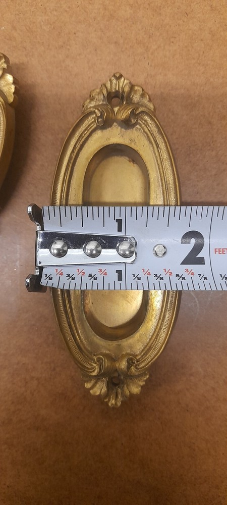 1800's ANTIQUE WINDOW PULL VICTORIAN BRASS