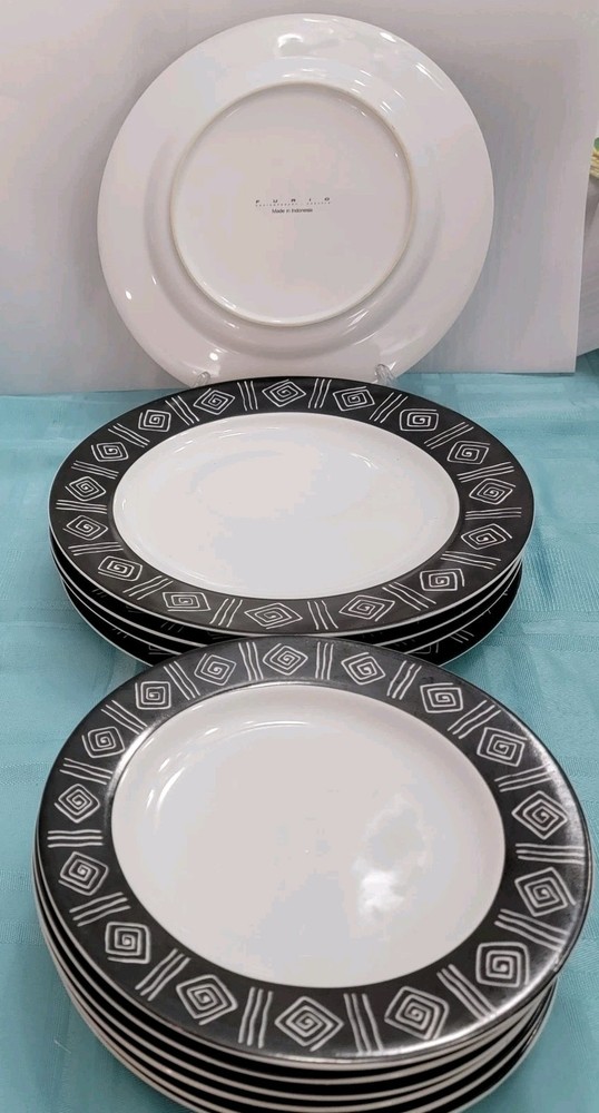 Furio SPHINX Pattern Plates Black & White Geometric Aztec. U Pick