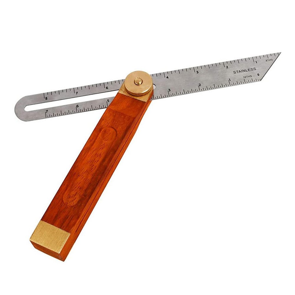 Woodworking T Bevel Horizontal Sliding Adjustable Angle Ruler Measurement Tool