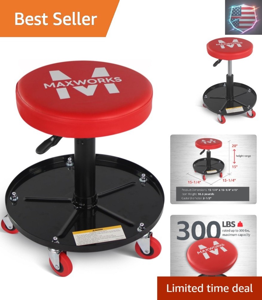 /Creeper with Adjustable Height - 300 lb Capacity