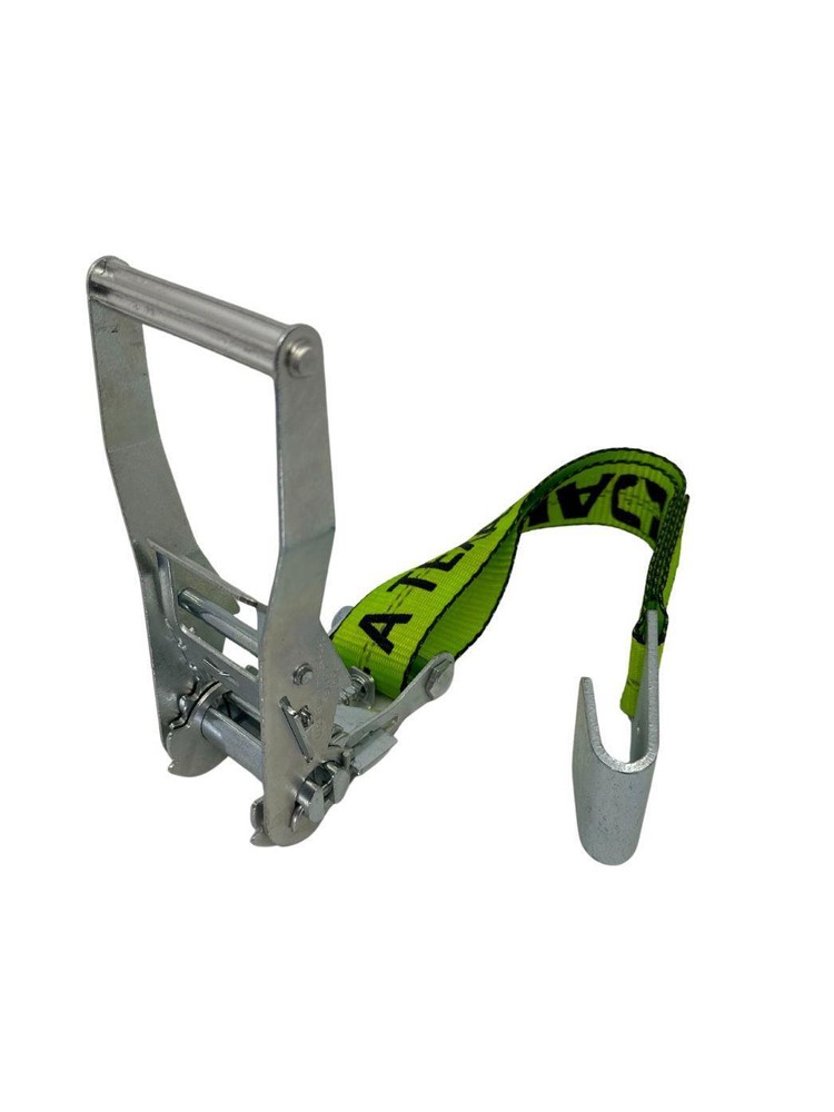 2”X30’ High Vis Ratchet Strap with Flat Hook 4 Pack