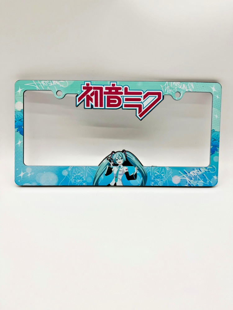 Hatsune Miku License Plate Frame