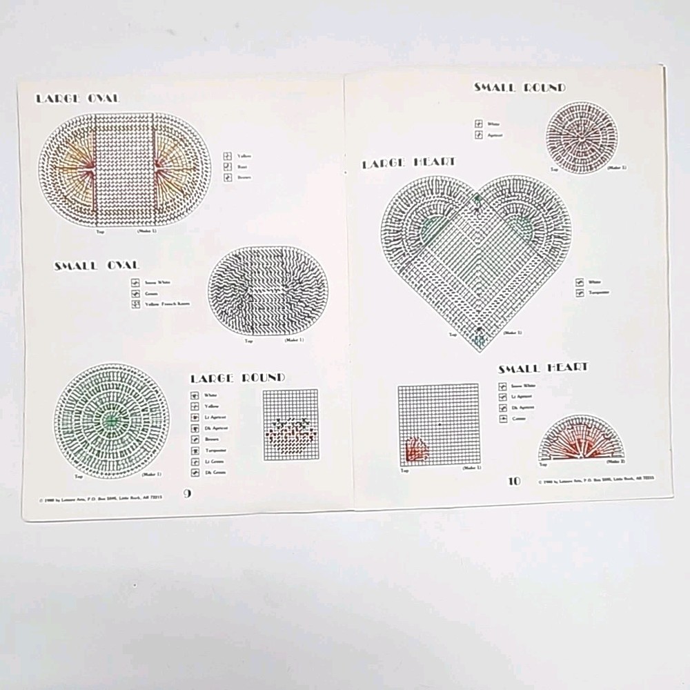 Plastic Canvas Pattern Leaflets Leisure Arts / Columbia - Minerva