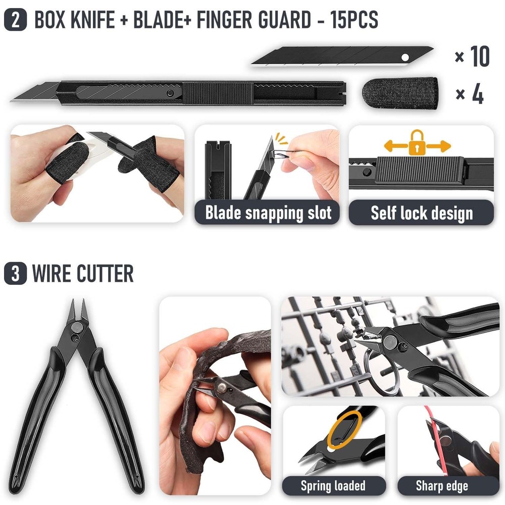 Comprehensive 3D Printer Tools Set – 48 Essential Tools for DIY Printing Mastery