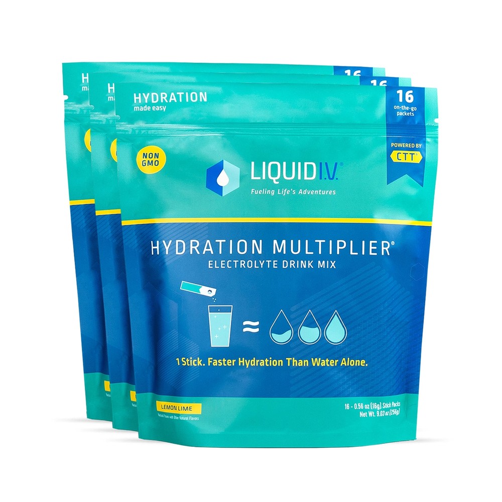 Liquid I.V. Hydration Multiplier - Lemon Lime - Hydration Powder 48 Packets