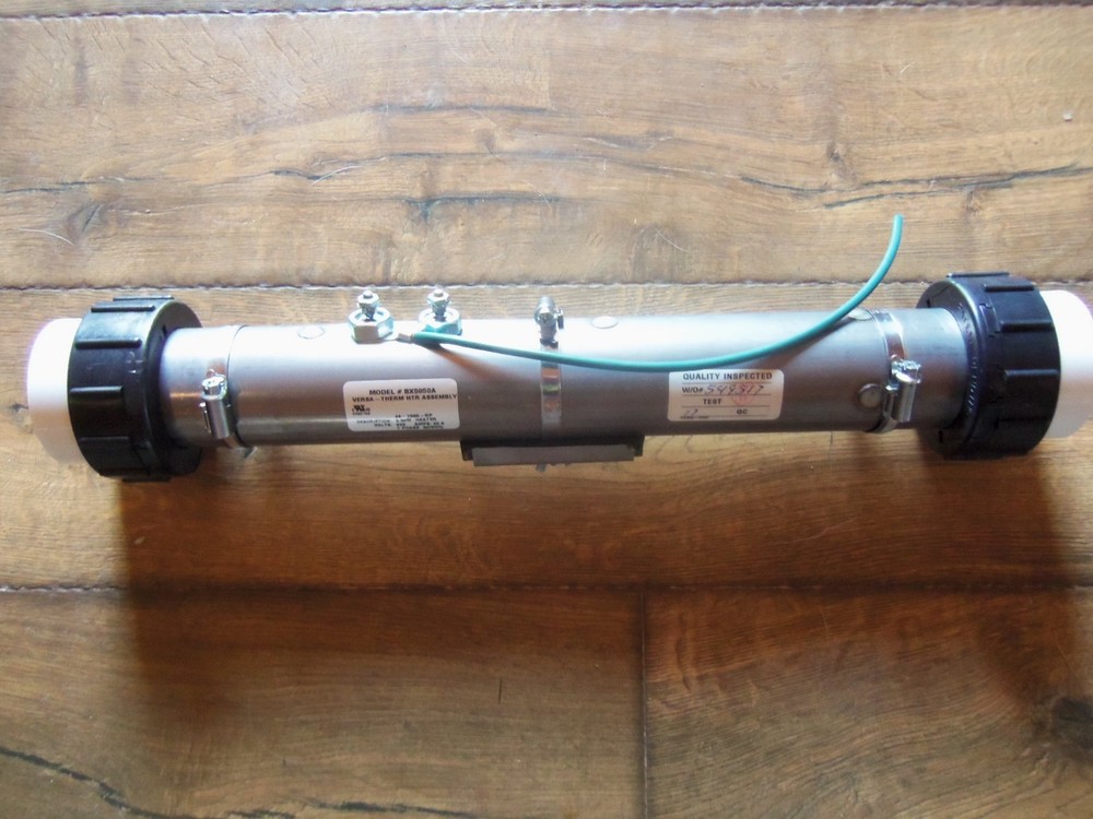 15" versa therm 5.5kw hotub heater assembly