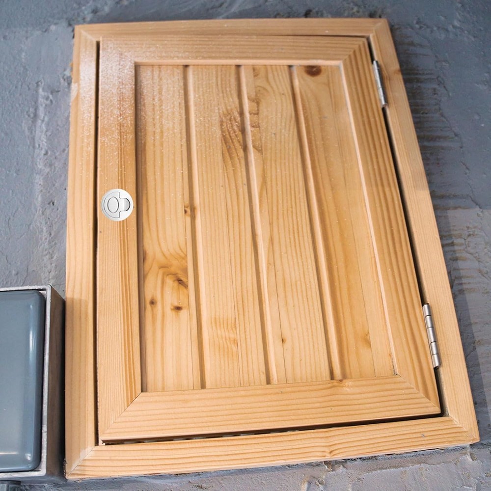 2Pcs Flush Ring Pull Handle 304 Stainless Steel Round Recessed Door Pull