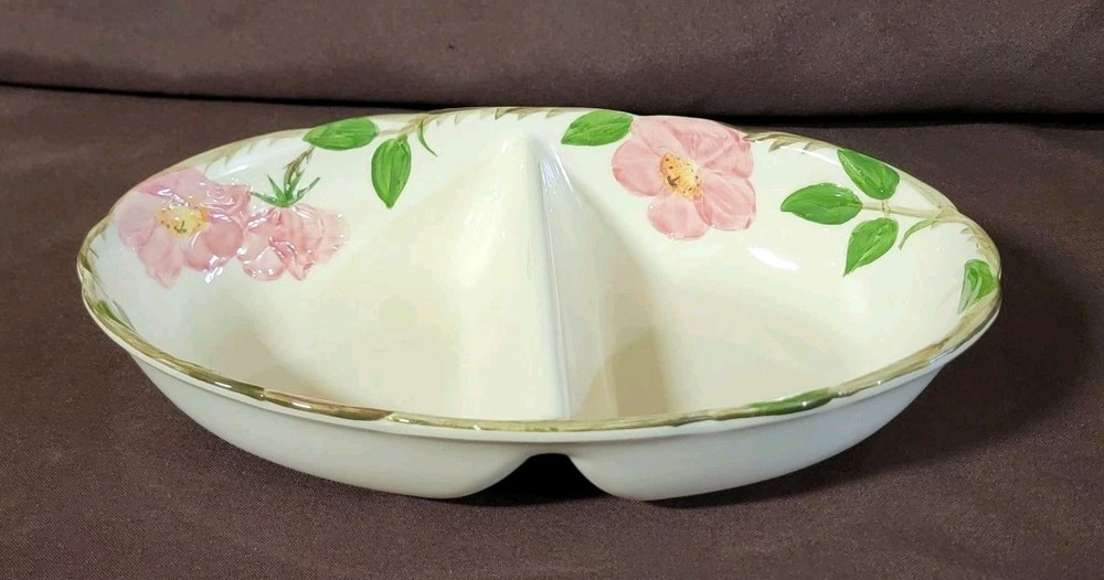 Franciscan Desert Rose Divided Serving Dish 11"