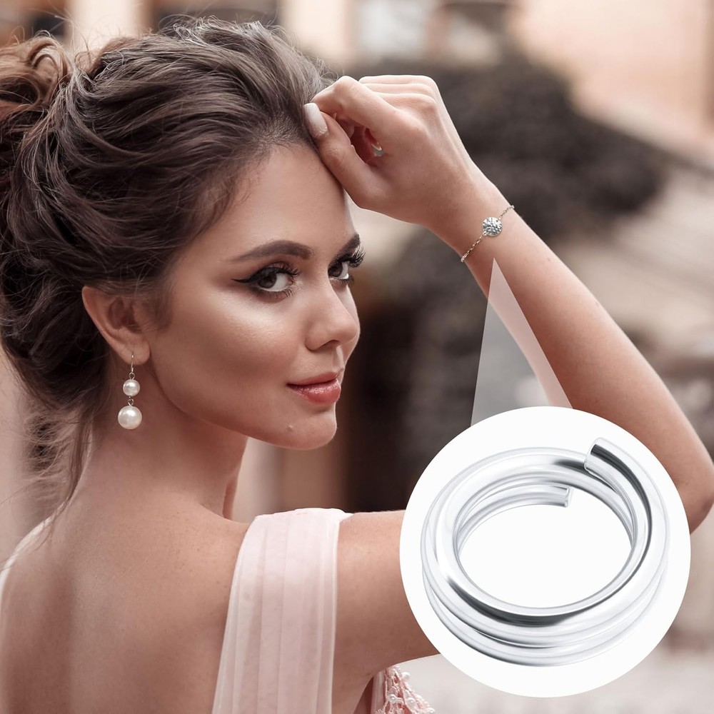 4 Pcs 925 Sterling Silver Split Jump Ring 4mm Small Key Rings 4mm-Silver