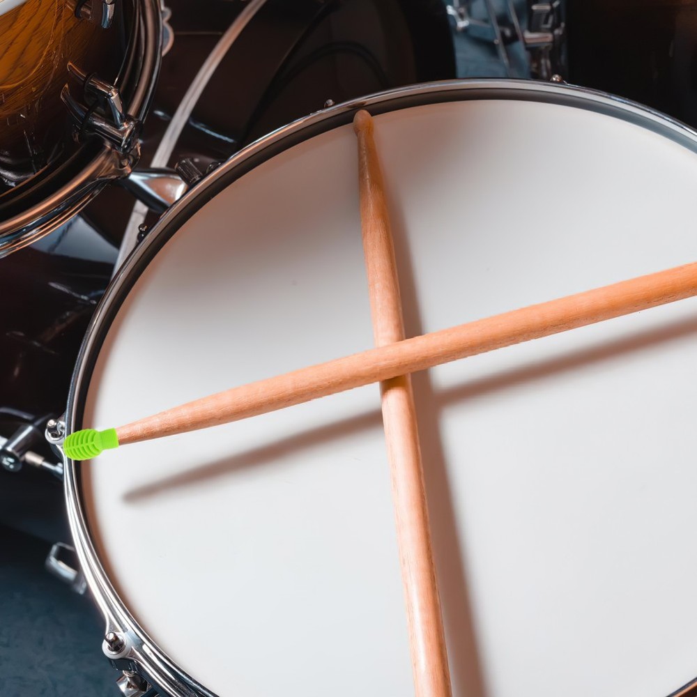 Drum Replacement Accessory Noise-cancelling Mute Tips Drumstick Covers