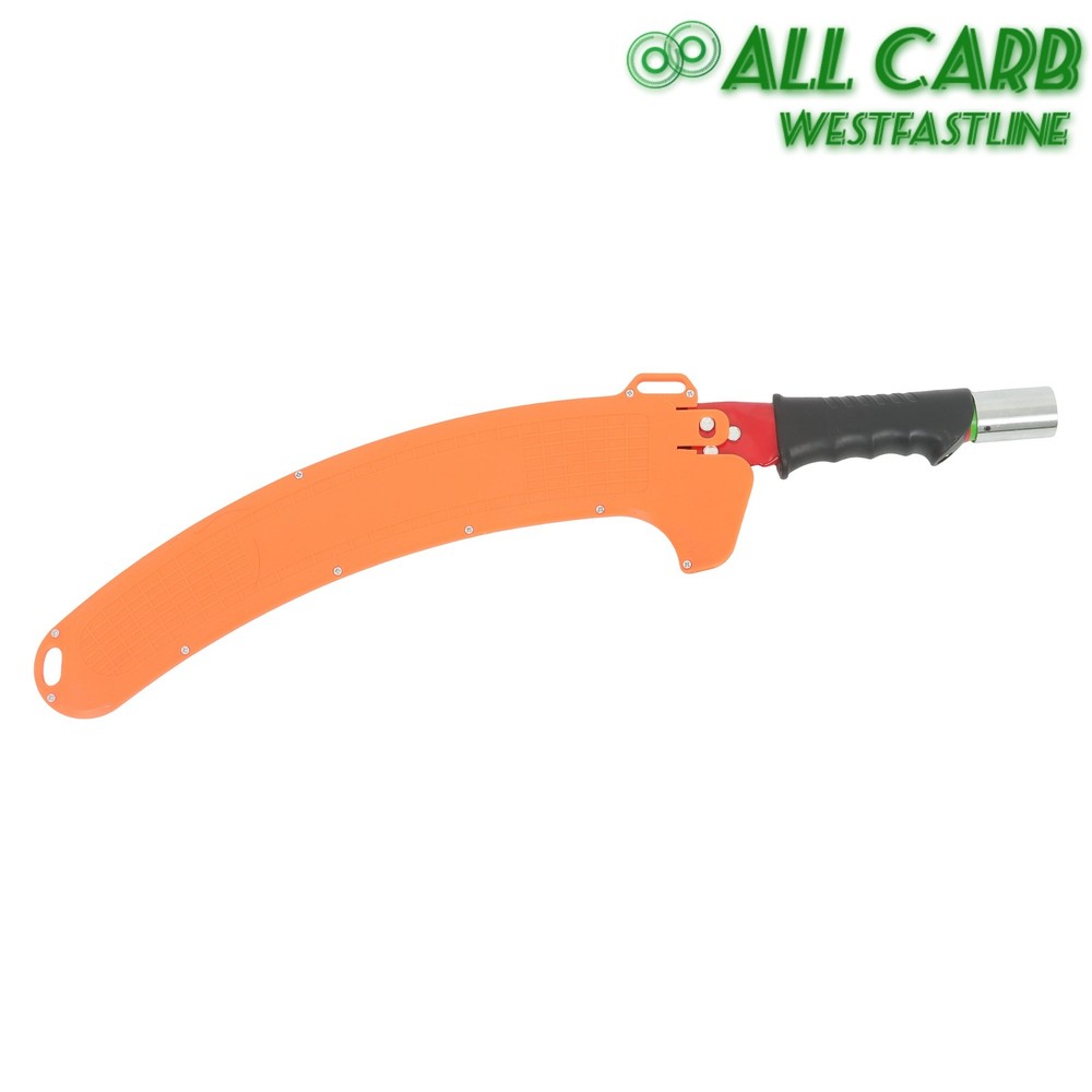 30FT Extendable Tree Trimer & Pole Saw Combo 9 Section Telescoping Orange Pole