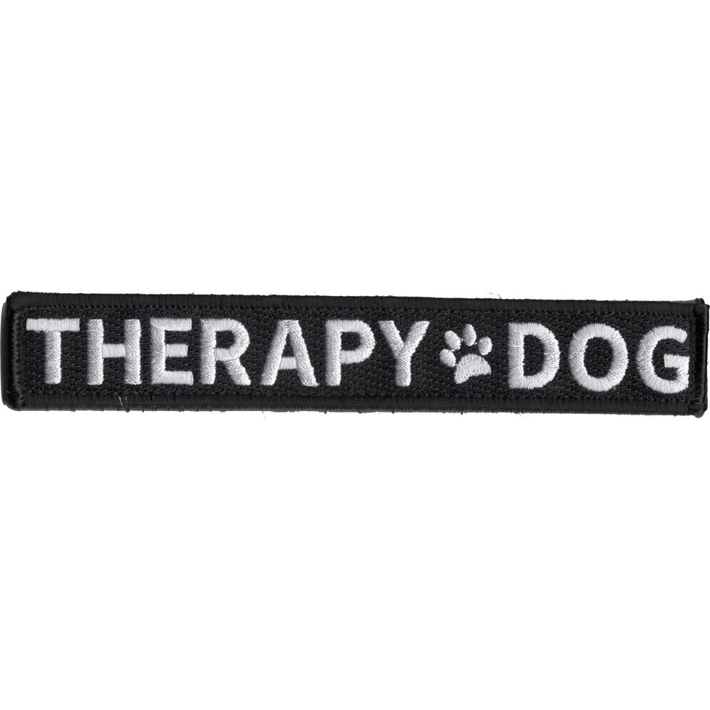 6" THERAPY DOG EMBROIDERED HOOK & LOOP PATCH