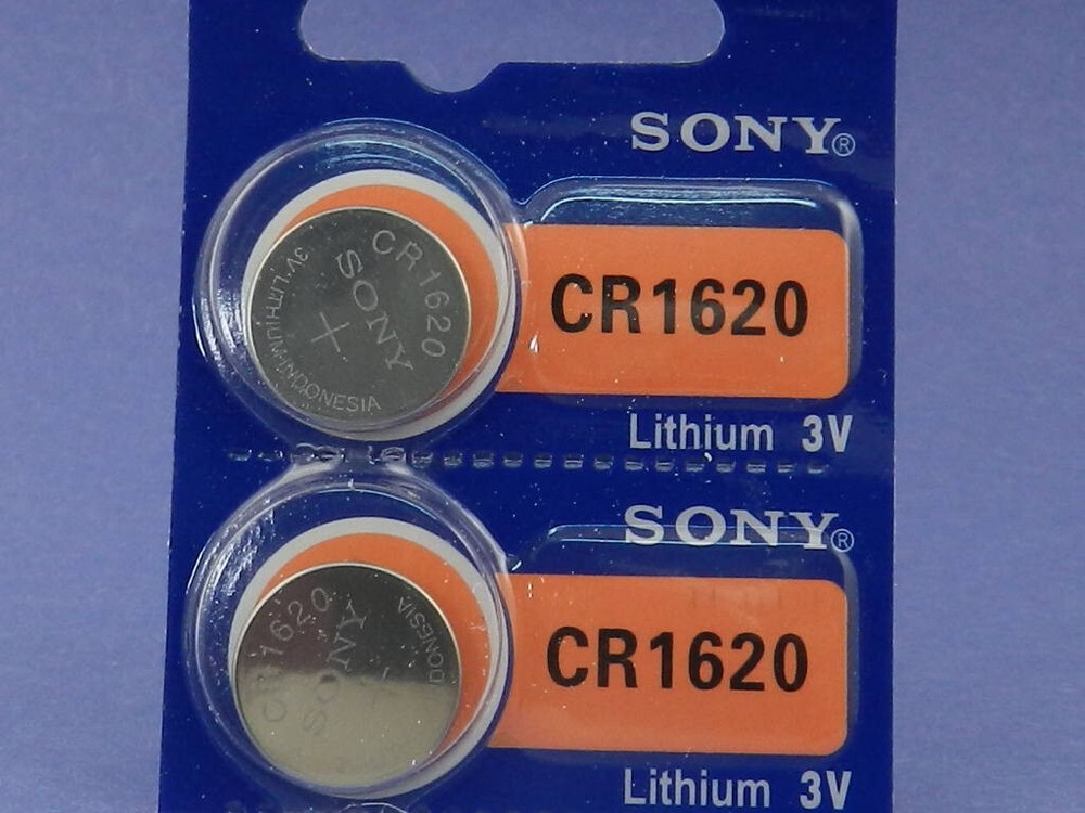 SONY  CR1620  LITHIUM 3V  BATTERY  2Pcs