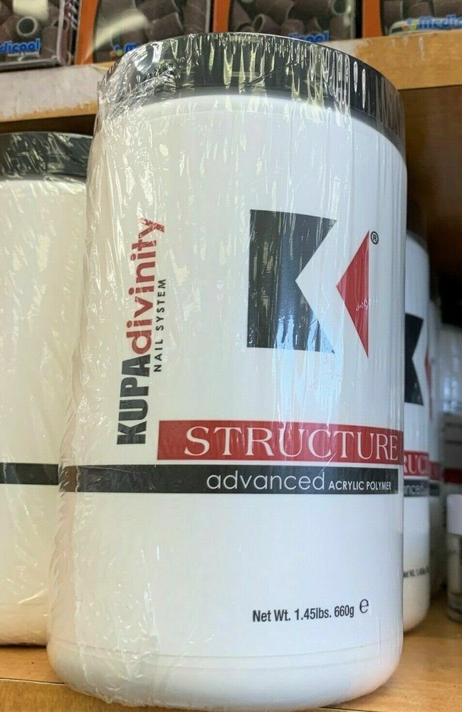 KUPAdivinity Nail System Structure Advanced Acrylic Polymer 1.45lbs - Natural