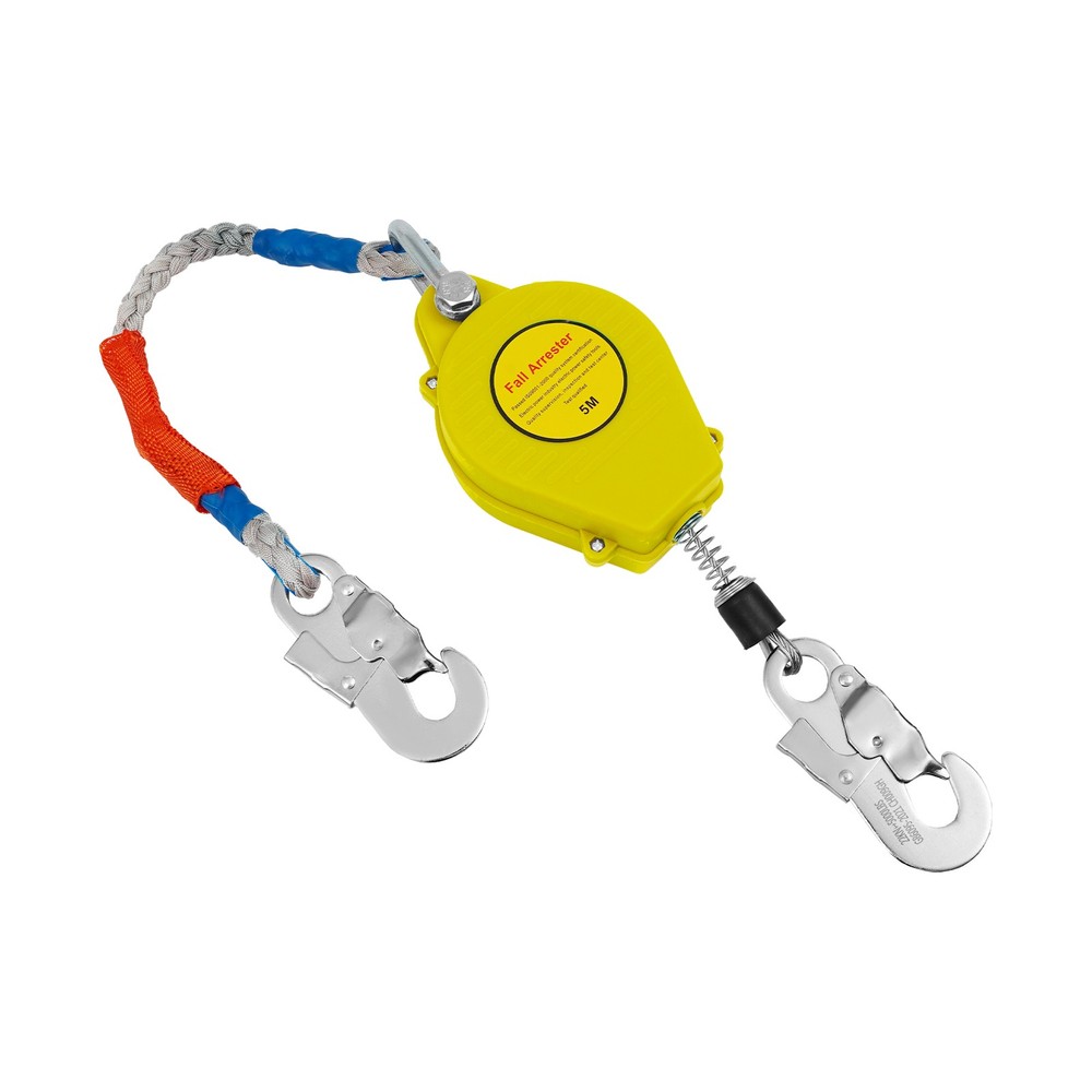 Self-Retractable Fall Arrester Yellow Fall Arrest Protector Fall Protection Gear