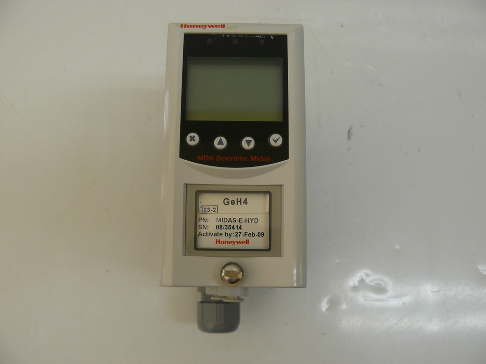 HONEYWELL MIDAS-E-HYD TRANSMITTER WITH SENSOR CARTRIDGE GAS DETECTOR