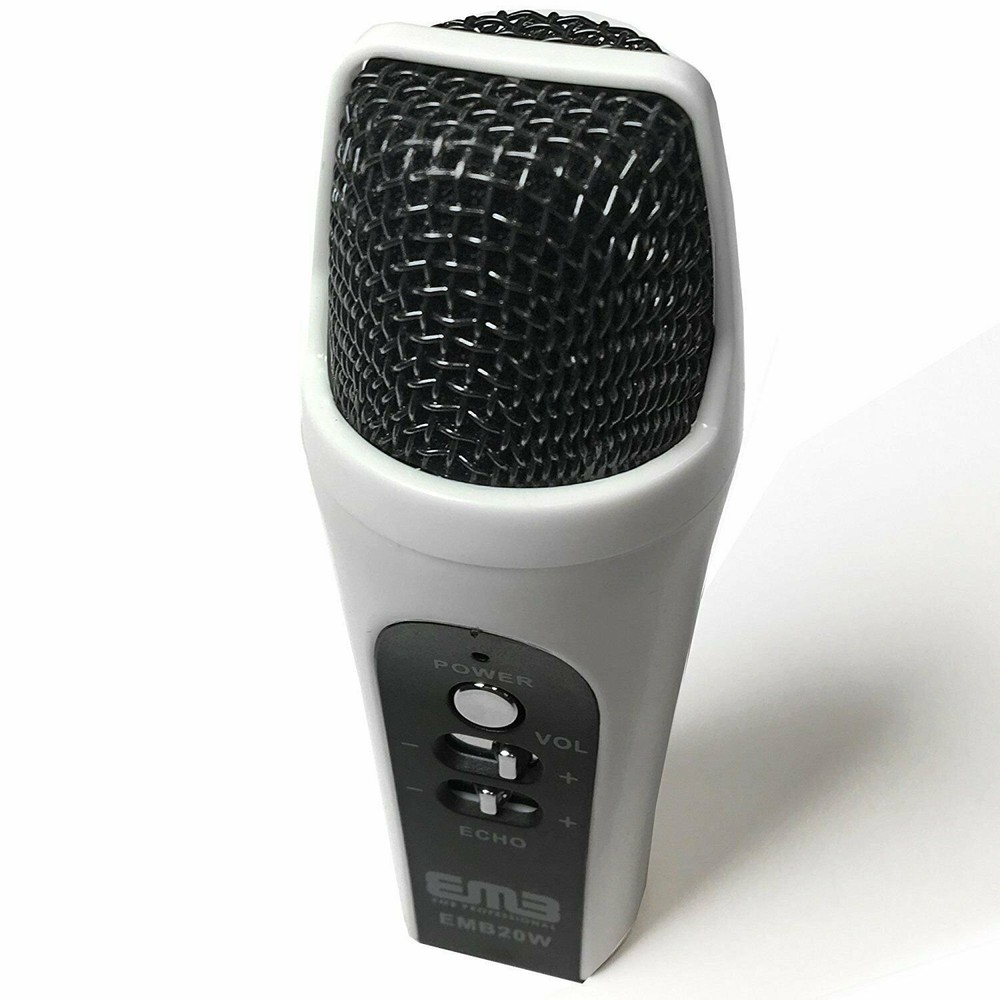 EMB EMB20W Handheld Multi-function Condenser Microphone Iphone/iPad/Android