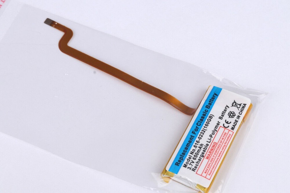 NEW  650mAh Replacement Battery for iPod Classic A1238 / Video A1136 Thin