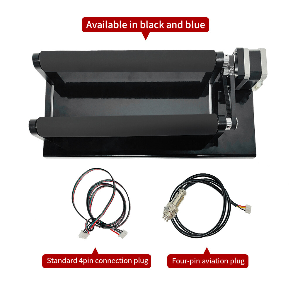 CNC laser Engraver Y-axis Rotary Roller Engraving Module for Cylindrical Objects