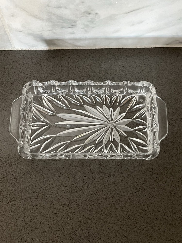 Crystal Butter Dish