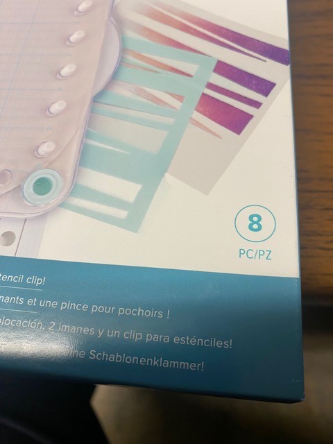 WE R MAKERS 8 PC. PRECISION PRESS BUNDLE STAMP AND STENCIL HOLDER