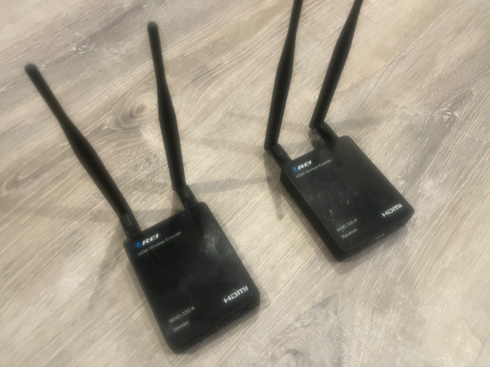 Orei Wireless HDMI Transmitter & Receiver WHD-PRO100-K - Black w/ IR Support