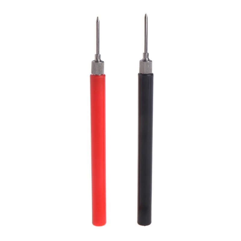 10 Pieces 128mm Spring Test Probe Tips Insulated Test Hook Wire Connector