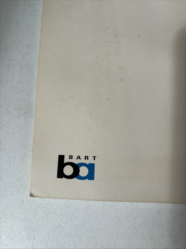 BART Bay Area Rapid Transit Off and Running 1972 by Strapac