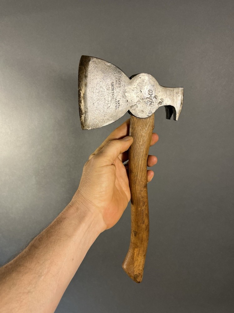 Vintage Baker & Hamilton Lightning Axe Claw Hatchet Nail Puller VTG