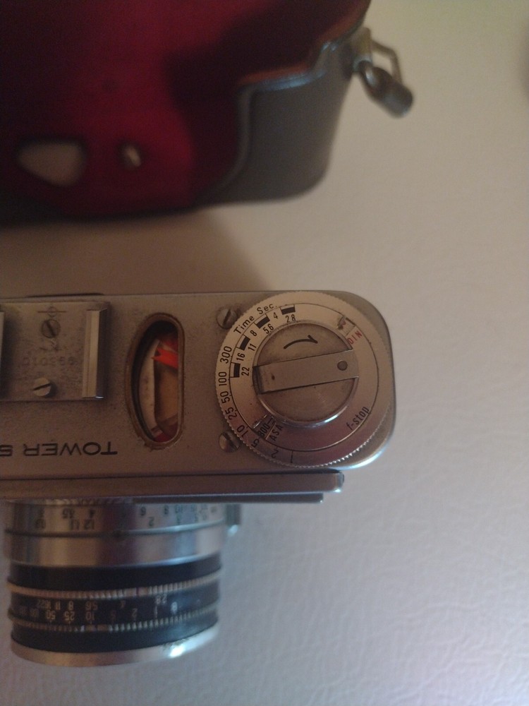 Vintage Tower 57-A Camera Untested Made In Japan With Case