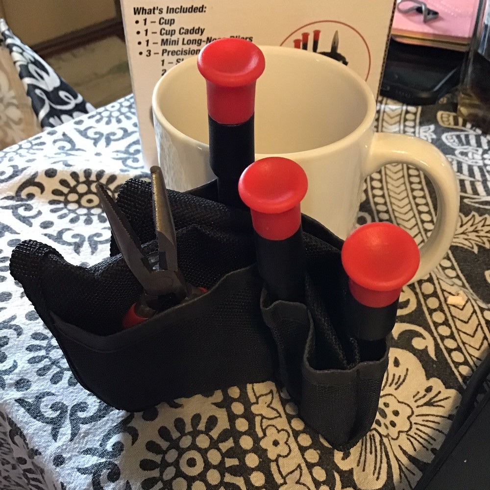 New Hyper Tough Cup Caddy Desktop Organizer ( Cup & Tools Included )