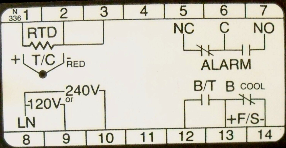 New Athena 4000-B-E-23-43T-55-01F Digital Temperature Controller: 0-1000F