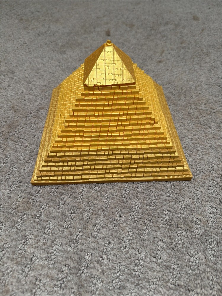 3-D Gold Collectible Pyramid