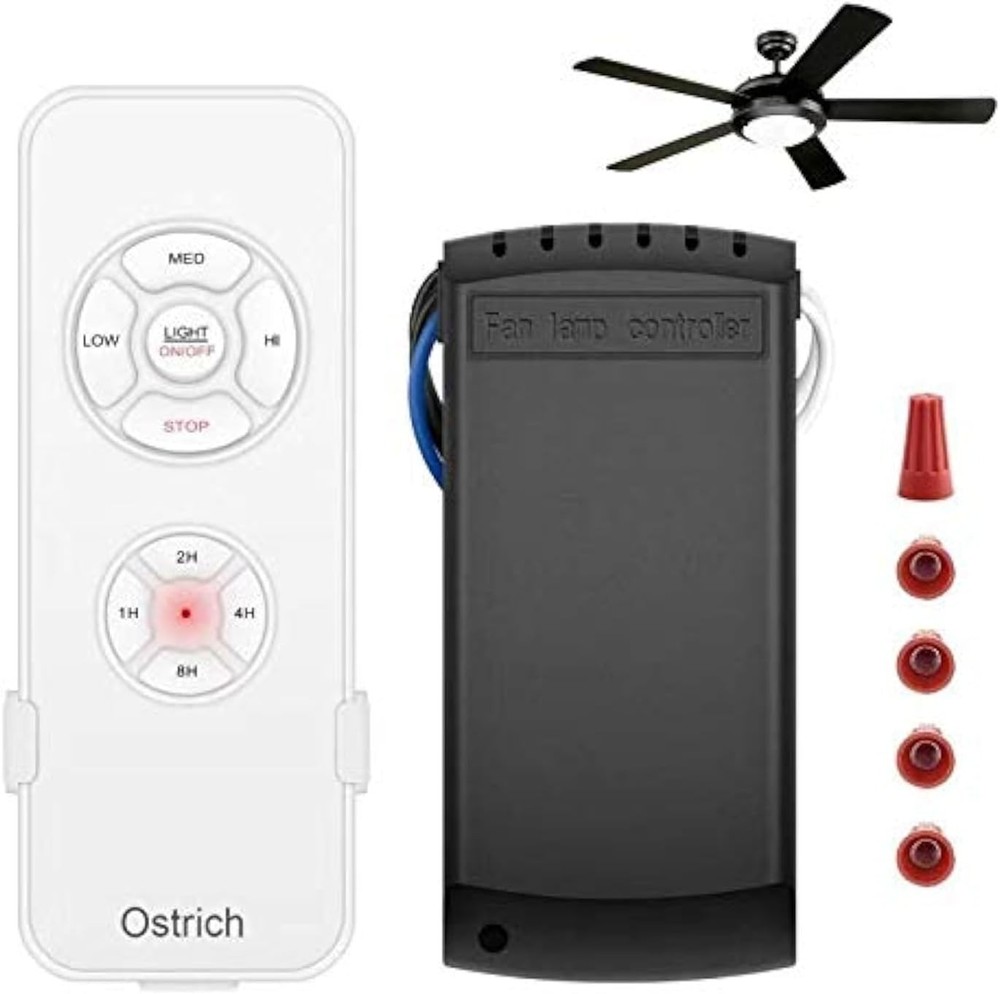 Timing Wireless Remote Control for Ceiling Fans - Universal Fit & Easy Operation