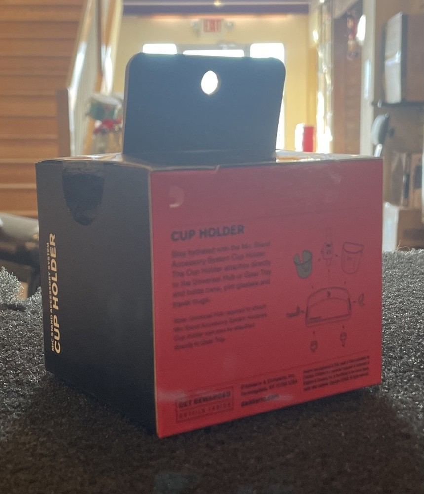 D'Addario Cup Holder Mic Stand Accessory System Attachment Black