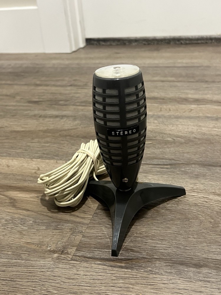 Vintage Philips EL 3784/01 Stereo Microphone MCM - Not Tested -See Description