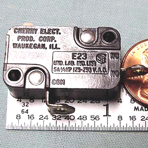 (4) Cherry E23-21AX -- Precision LIGHT Force -- Position / Limit Micro-SWITCHES