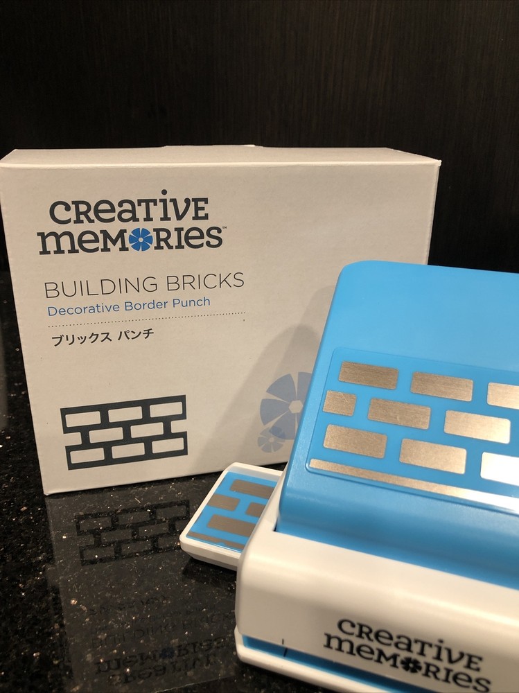 Creative Memories Building Bricks Decorative Border Punch Rare Never Released