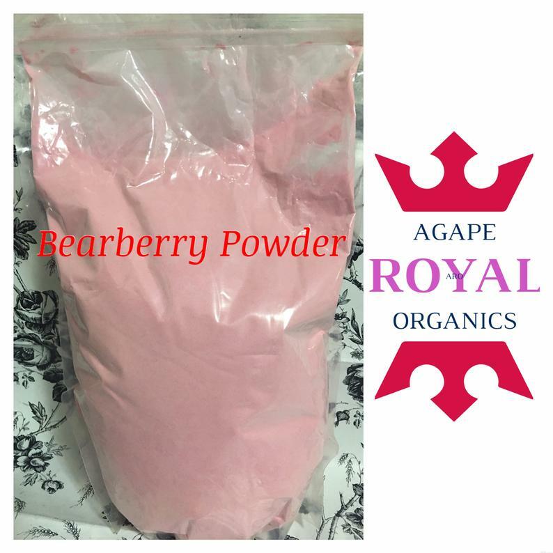 Bearberry powder for skin lightening