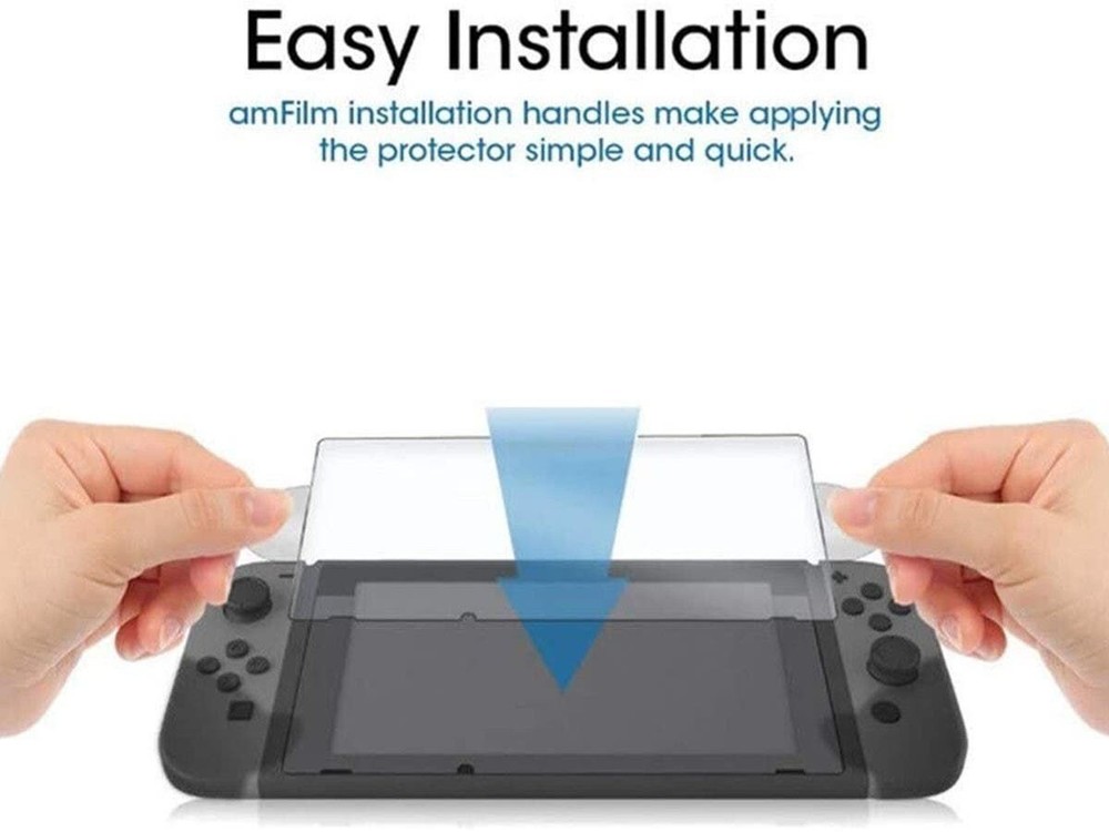 2 PACK - NINTENDO SWITCH SCREEN PROTECTOR - TEMPERED GLASS - SUPER STRONG !!!!!!