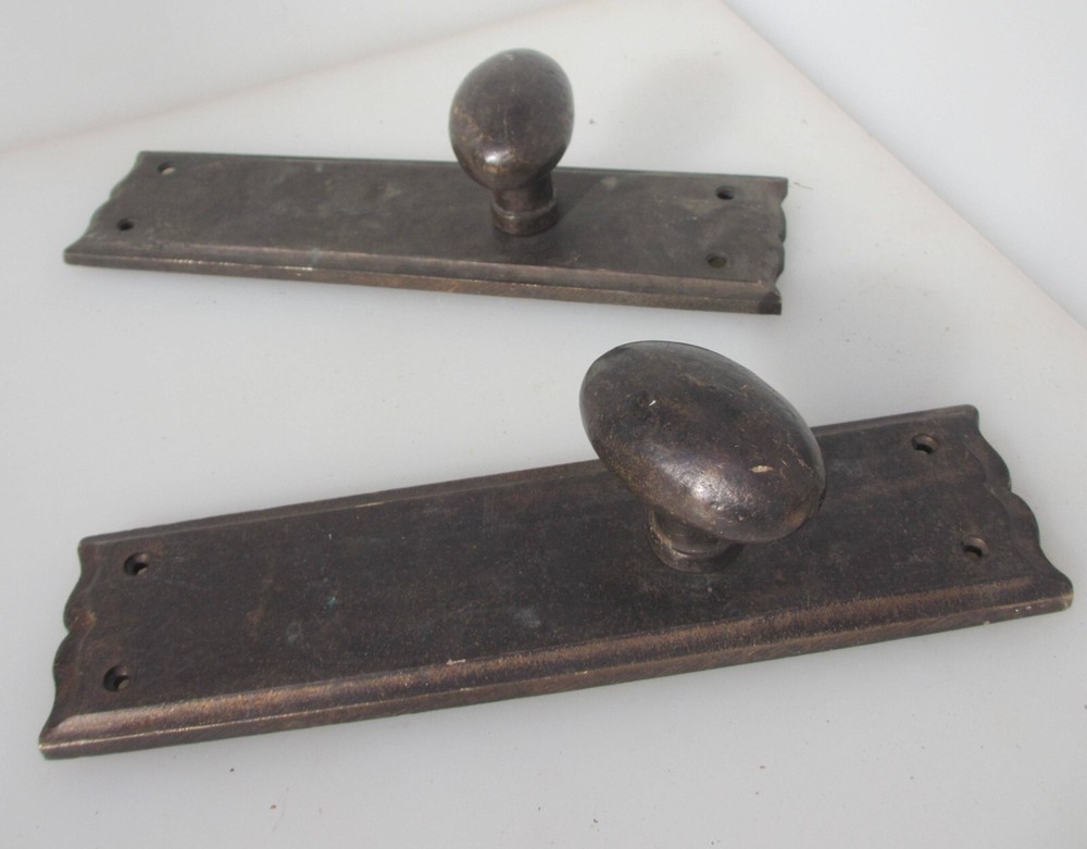 Brass Door Knobs Handles Pulls Old Plates Antique STYLE