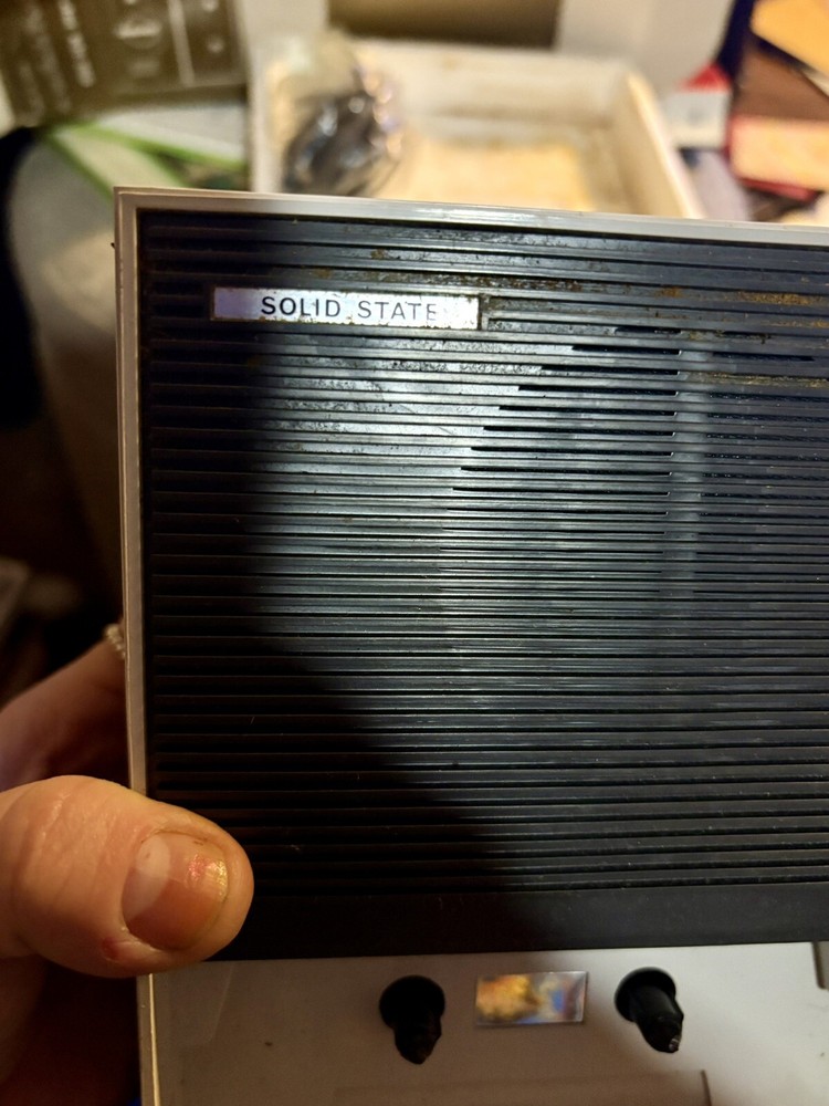 Atlantic Solid State Cassette Tape Recorder model KH-158 + Microphone, UNTESTED